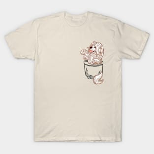 Pocket Cute Komondor Dog T-Shirt